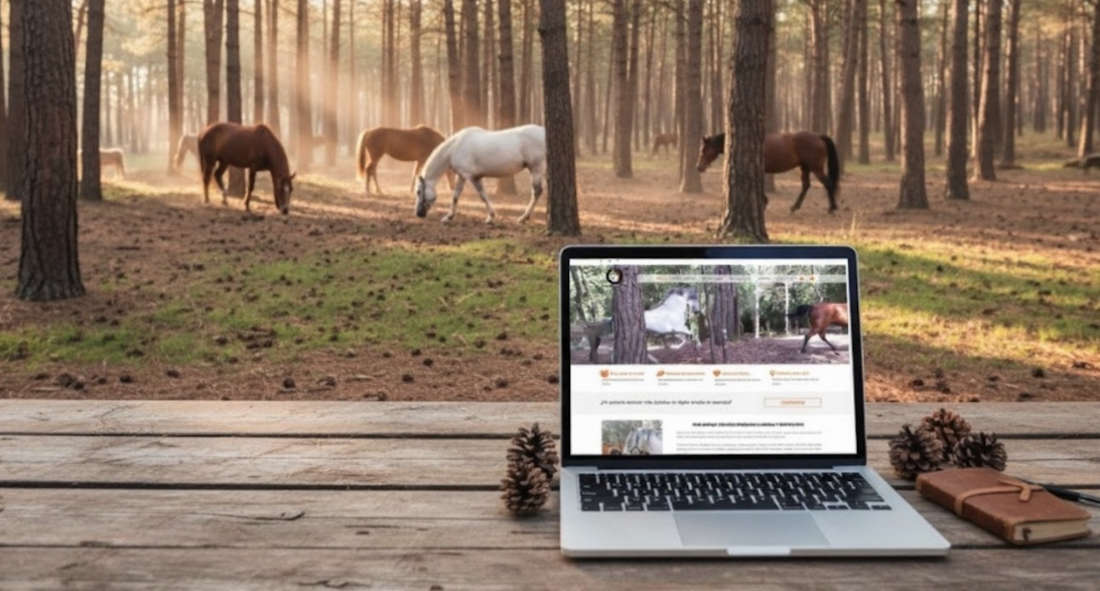 Diseño web para granja escuela en la Costa Brava Diseño web para Fundació Cavall de Troya, granja escuela en Girona