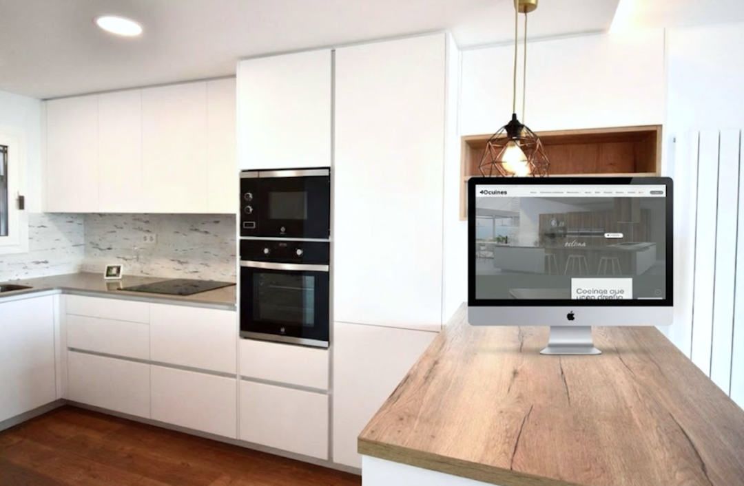 Diseño web +Dcuines Diseño web +Dcuines, página de muebles de cocina