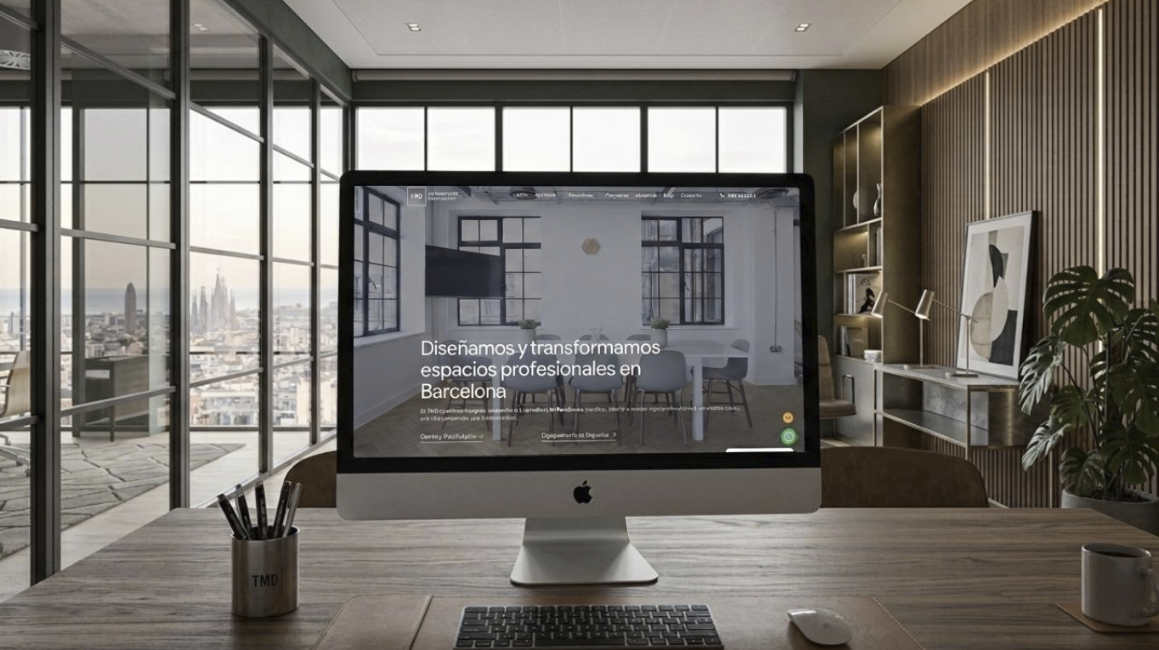 Diseño web reformas oficinas Diseño web para empresas de reformas de oficinas, locales y naves industriales