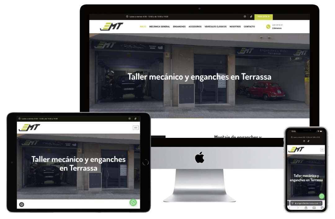 Diseño web WordPress para talleres mecánicos Diseño web WordPress para talleres mecánicos